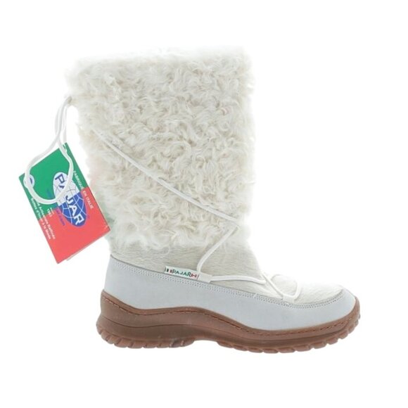 NWT PAJAR Italian Handcrafted Fur Ski Snow Boots 40 Off White -20C MSRP$495 - Picture 14 of 14